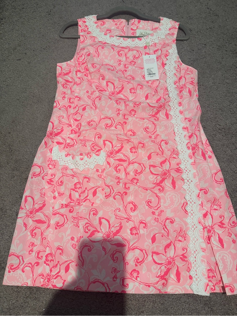 Lilly Pulitzer Pink Floral Shift Dress